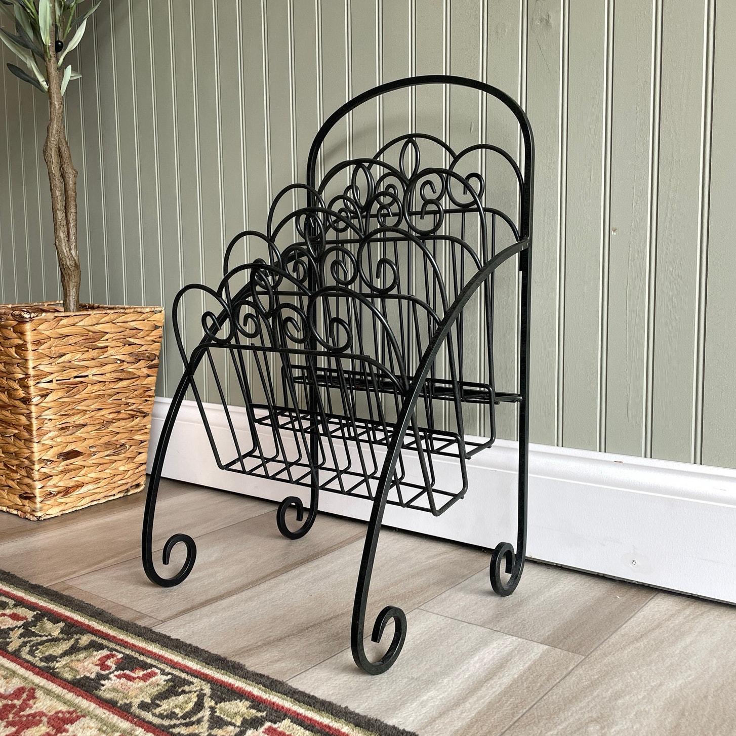 Vintage Magazine Rack - Etsy