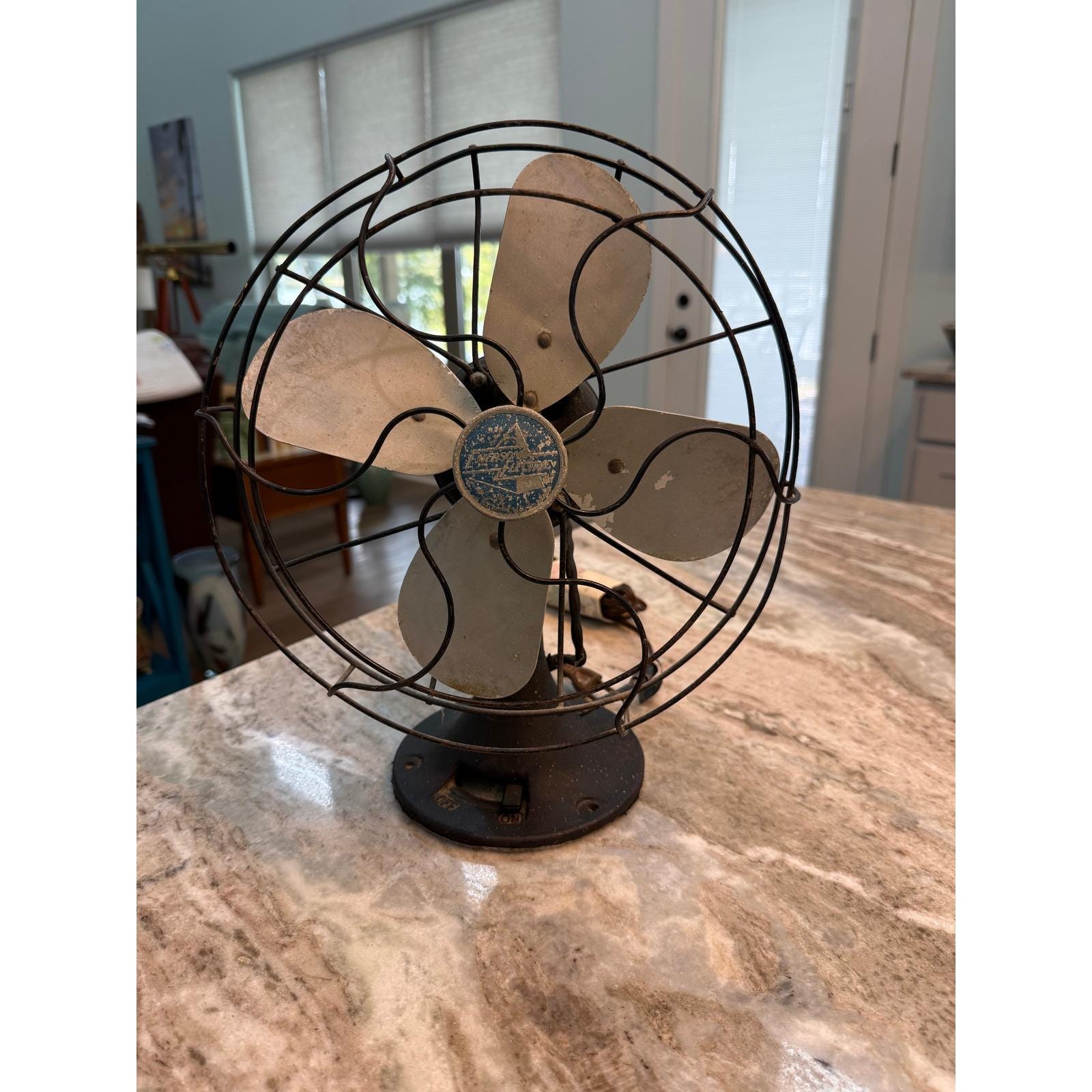 Vintage Blue Eskimo Fan - Etsy
