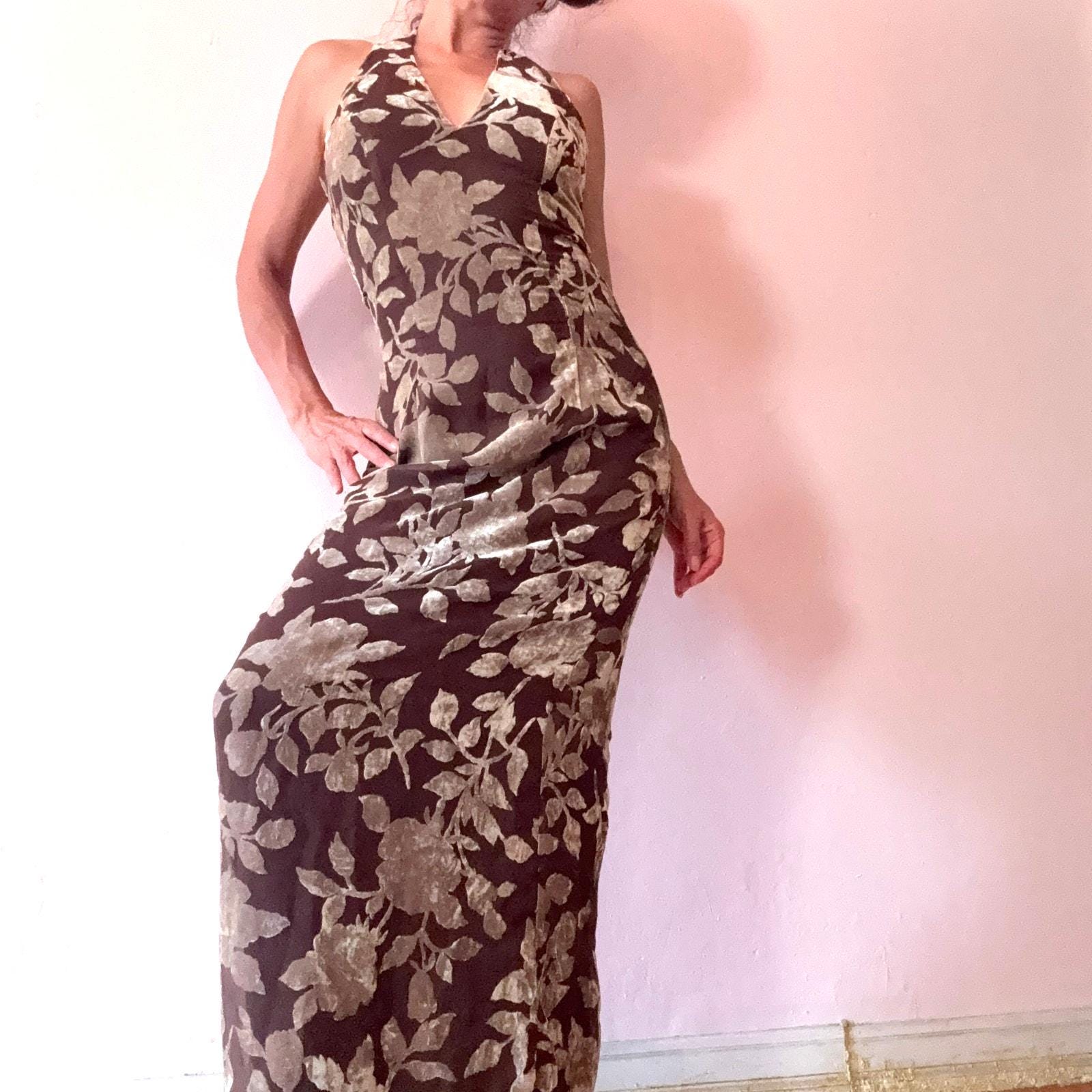 90s Burnout Dress - Etsy