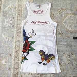 Y2k Ed Hardy Tank Top - Etsy