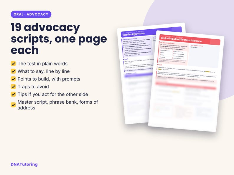 Note Talking Sheet SQE2 Cheat Sheet Bundle | Advocacy Scripts, Client Interview ...