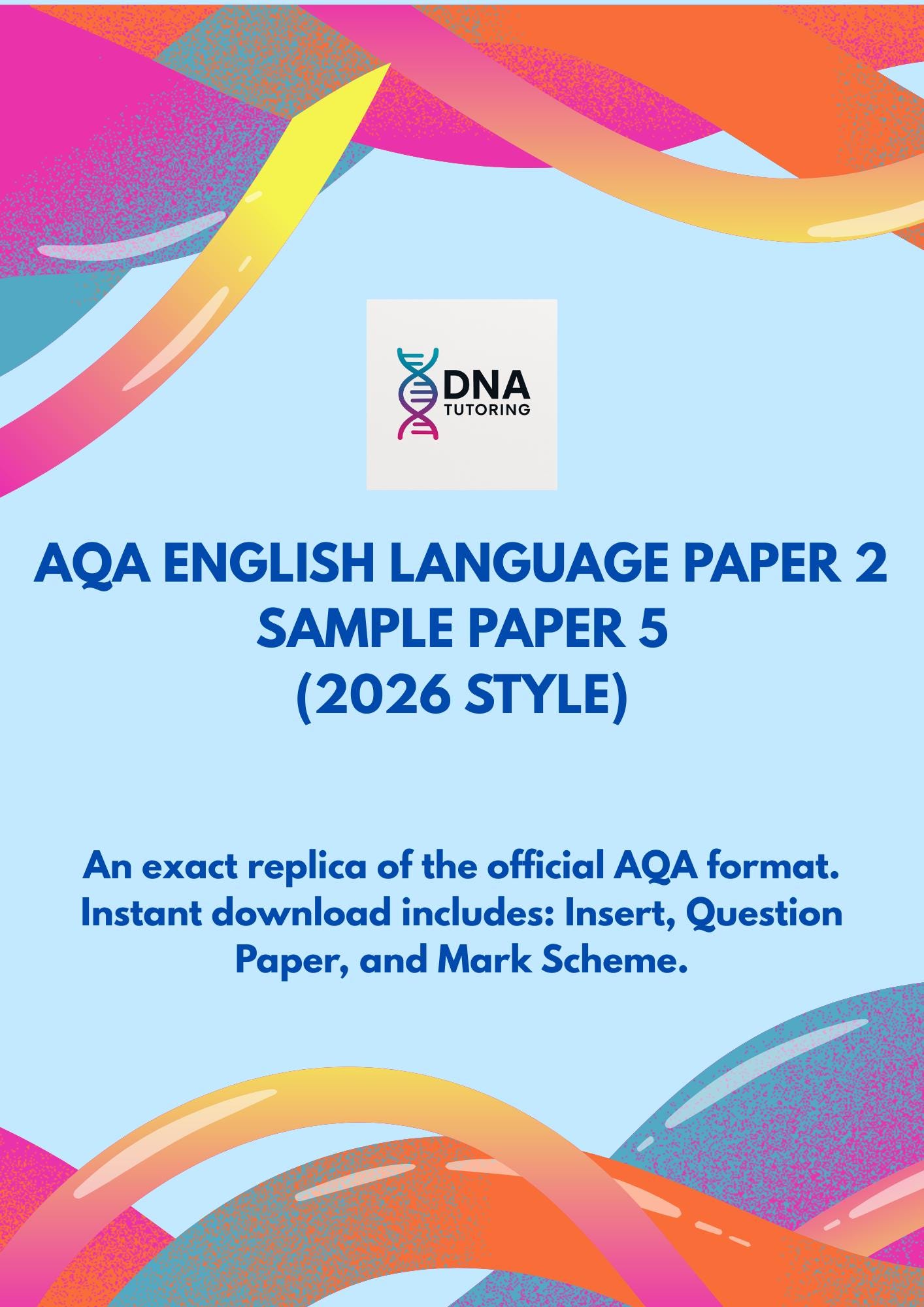 2026 AQA English Language Paper 2 | Sample 5 With Insert & Mark Scheme ...