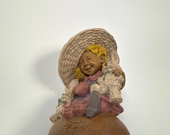 Cairn Studios Lee Sievers Tea Party Figurine 1995 RETIRED #8074 Made In USA