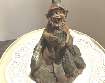 Vintage Tom Clark Cris.P Pickle Elf Gnome 1985 Cairn Studio AS IS Damaged
