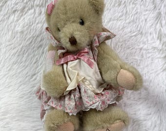 1994 Cherished Teddies Jointed Teddy Bear Plush Prescilla Hillman Dakin 12in