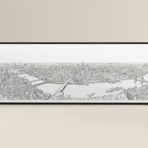 Panorama von London (original Version) Giclée Druck