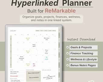 Digital Planner for reMarkable 2026