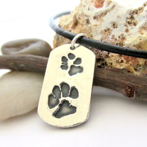 Pendentif patte Dogtag avec 2 impressions image 3