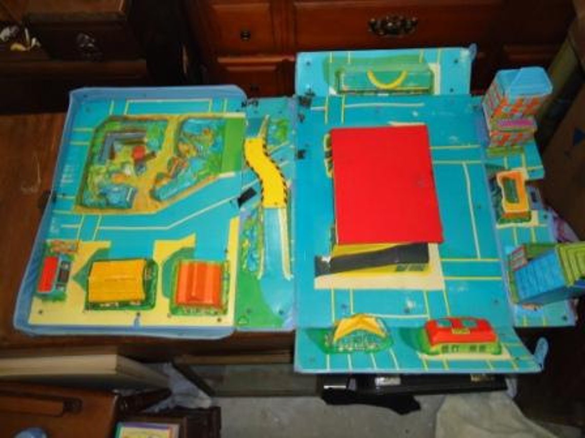 Vintage Matchbox City Playset 1970 Etsy