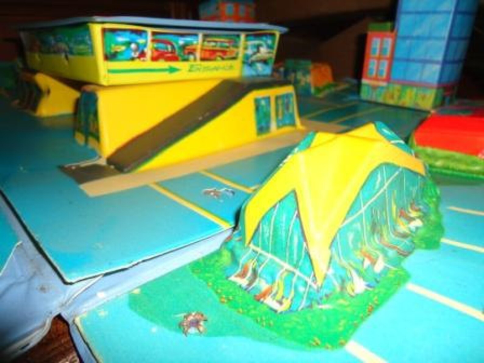 Vintage Matchbox City Playset 1970 Etsy