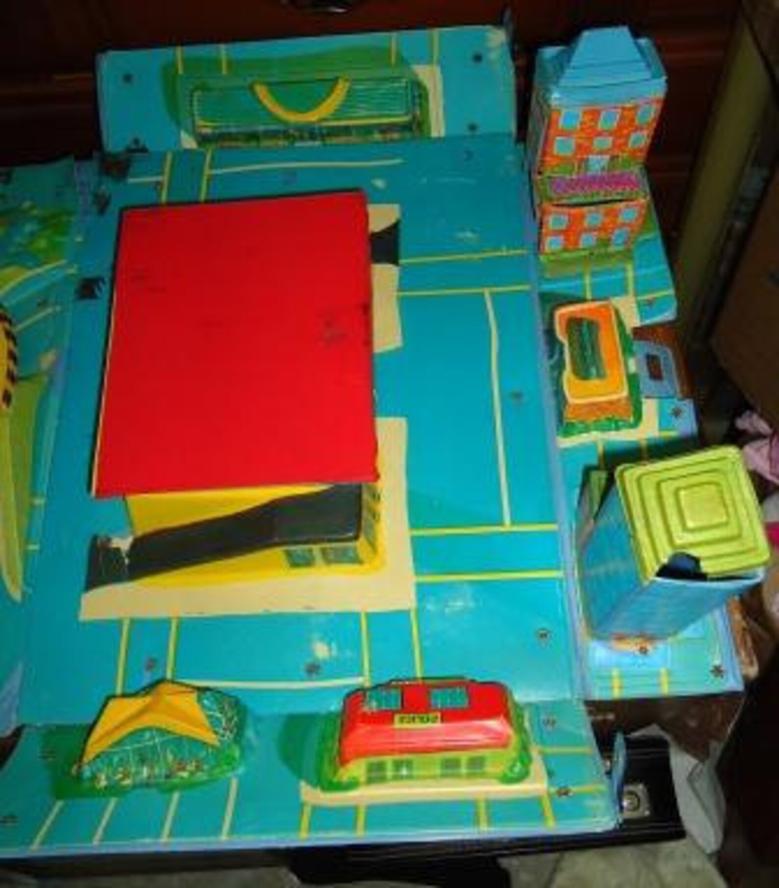Vintage Matchbox City Playset 1970 Etsy