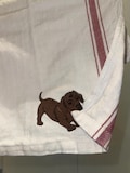 Customizable puppy hand towel (can custom print your dogs name on it)