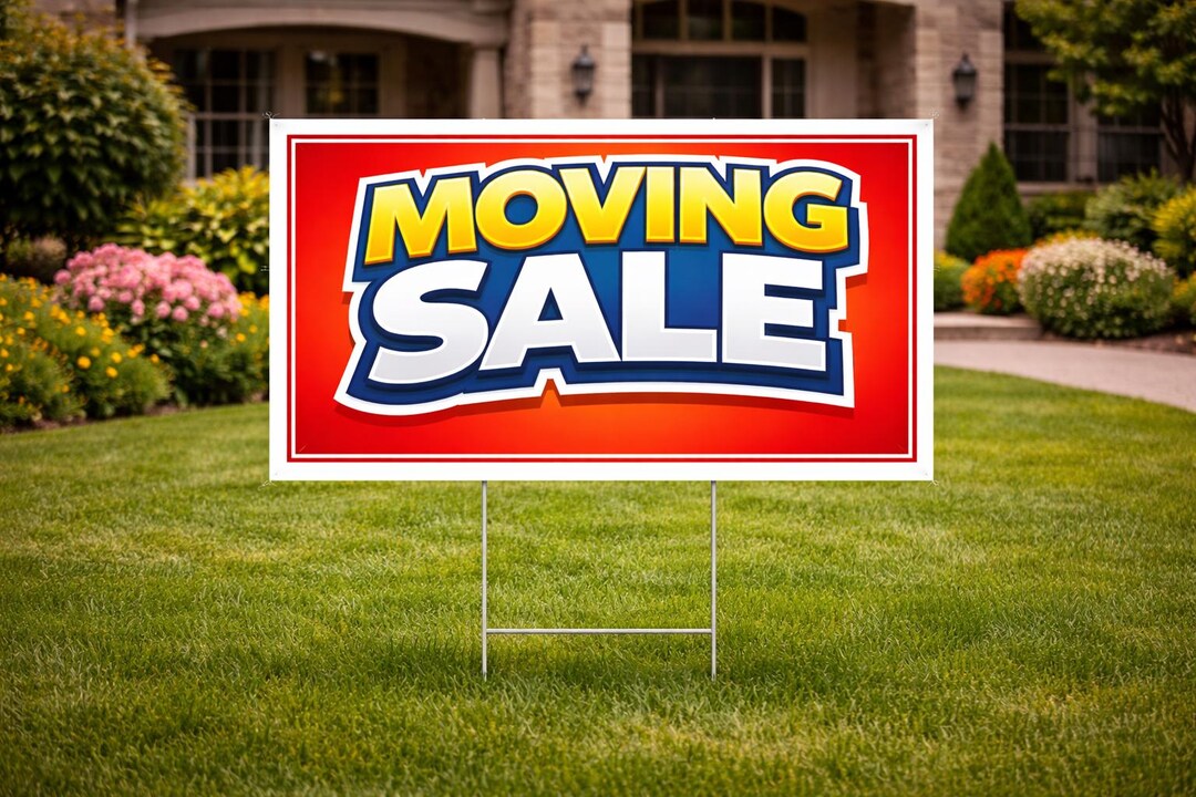Best Move Sign Moving Sign Printable | Text-only Yard Poster (digital Download) - Etsy