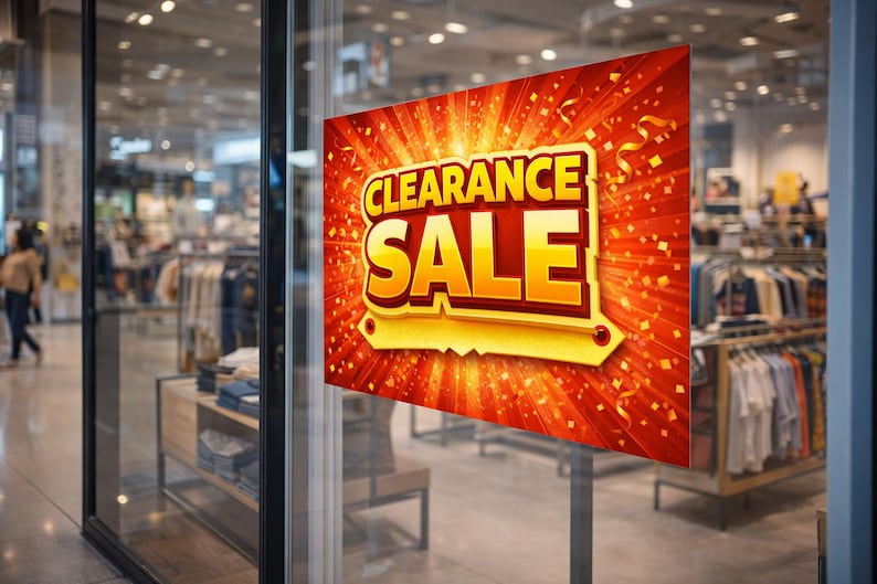 Poster | Retail Store Sign (digital Download, Horizontal Sizes) - Etsy