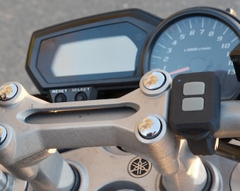 Motorcycle Garage Door Remote — Handlebar Mount Opener for Bikes, Motorcycle, ATV - Near Universal
