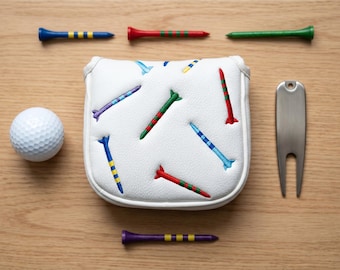 Wasserdichte PU-Leder-Golf Putter-Abdeckung: Magnetverschluss, Mallet Styles