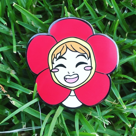 Bts Jhope Flower Pin Kpop Gifts Gifts For Her Nerdy Gifts Etsy