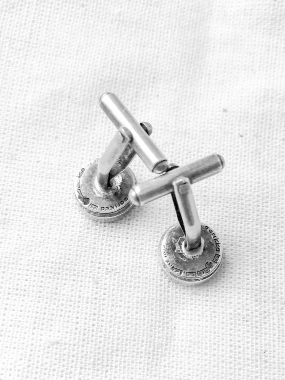 1968 aarikka sterling silver hallmarked cufflinks… - image 2