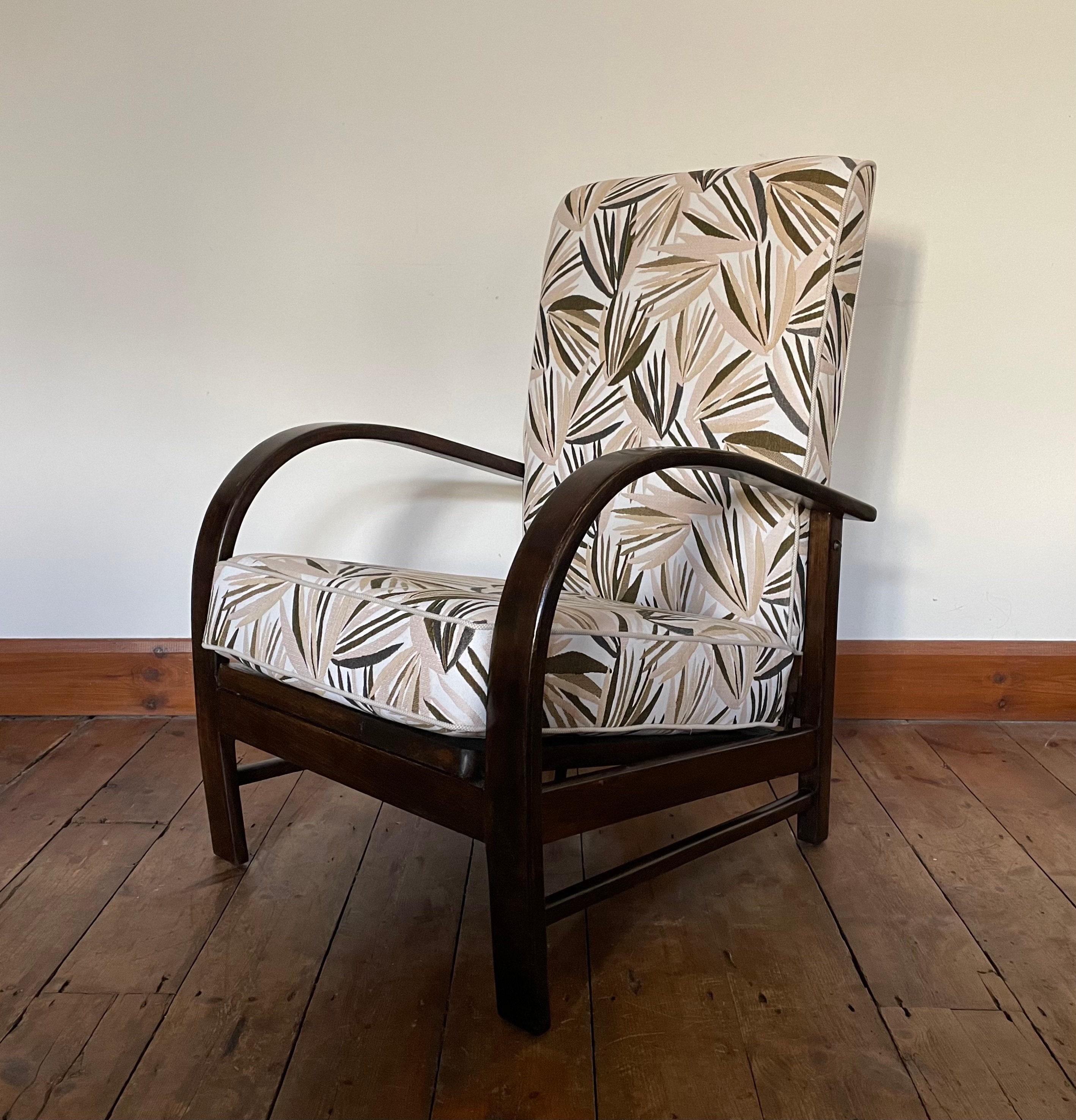 Bentwood Recliner Armchair Etsy UK
