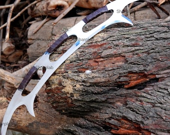 Bat'leth Wall Hanging, Klingon Wall Decor, Star Trek Inspired Wall Art, Handmade Metal Bat'leth Display, Sci Fi Home Decor, Geek Gift