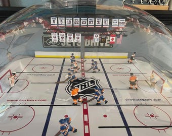 Bubbelhockey - New York Islanders CHEXX Mini Resultattavla Banner + Takstolskit