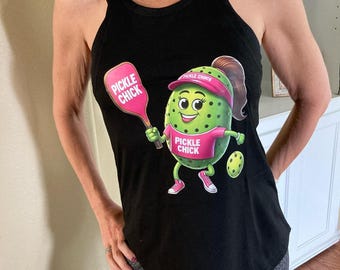 Custom Pickleball T-Shirt | Funny Pickle Chick Unisex Tee