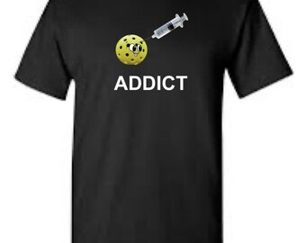 Custom Pickleball Addict T-Shirt | Unisex Tee