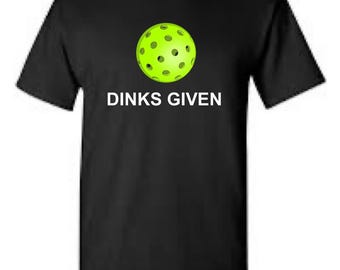 Funny Pickleball T-Shirt | Zero Dinks Given Unisex Tee
