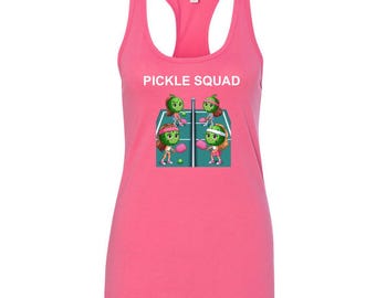 Custom Pickleball T-Shirt | Pickle Squad Tee, Funny Player Gift