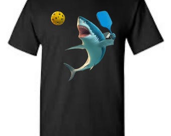 Pickleball Shark T-Shirt | Funny Unisex Tee for Players