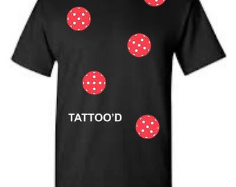 Custom Pickleball T-Shirt | Tattoo'd Design, Unisex Tee