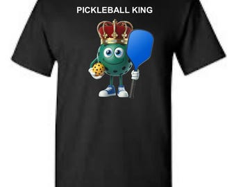 Pickleball King T-Shirt | Funny Unisex Tee for Pickleball Player