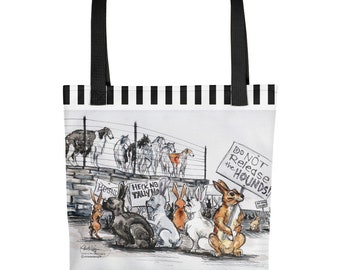 Heck No, Tally Ho! Tote bag