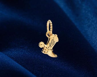 Pixar Toy Story Cowboy Boot Charm, Sterling Silver Bracelet Charm, Women's Jewelry