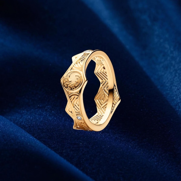 House of the Dragon Crown Ring , Sterling silver, Statement Rings, Gift For Her, Women jewelry