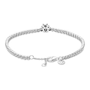 Disney Minnie Mouse Tennis Bracelet , Sterling silver, Charm for Bracelet, Gift For Her, Women jewelry