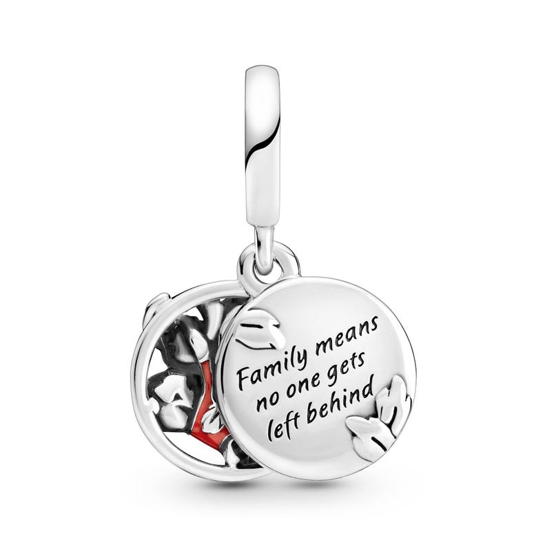 Disney Lilo & Stitch Family Dangle Charm , Charm for Bracelet or Necklace Silver, Necklace Pendant, Jewelry for women, Gift for Her