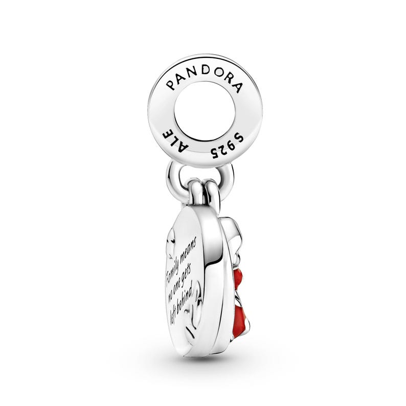 Disney Lilo & Stitch Family Dangle Charm , Charm for Bracelet or Necklace Silver, Necklace Pendant, Jewelry for women, Gift for Her
