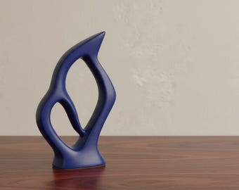 Inner Flow. Modern Abstract Sculpture STL for 3D Printing Minimal Decor
