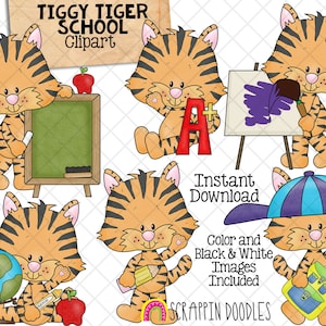 Tiger ClipArt - Tigres de l’école - Bébé Tigre - Jungle Cat - Animaux posant - Utilisation commerciale PNG