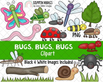 Süße käfer clipart | Etsy