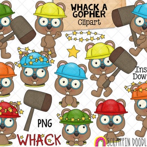 Whack A Gopher Clip Art - Markekorre - Pocket Gophers - Kommersiellt bruk PNG