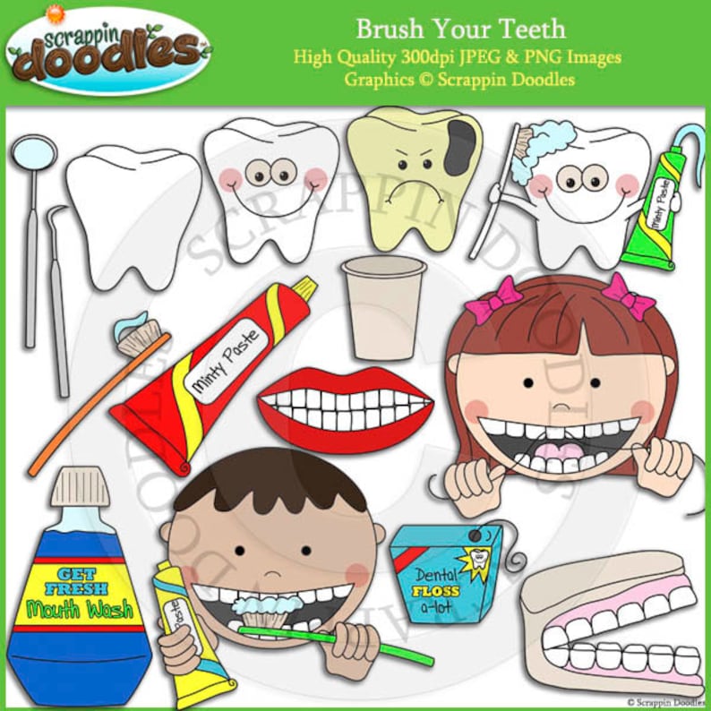 Putzen Sie Ihre Zähne-ClipArt Putzen Sie Ihre Zähne-ClipArt