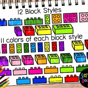 Building Blocks Clipart {Scrappin Doodles Clipart}
