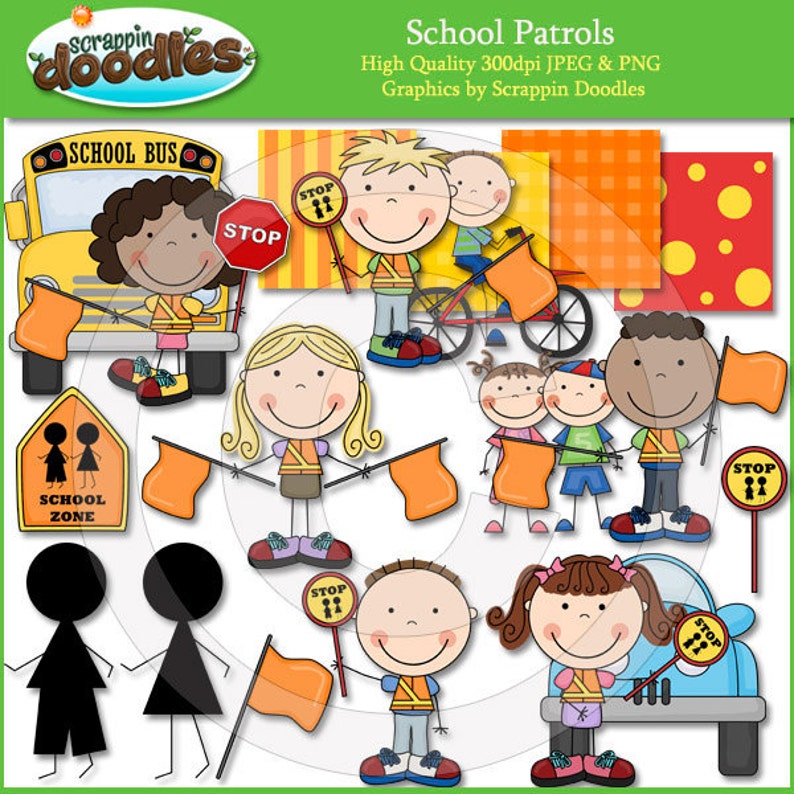 School Patrols Clip Art Etsy