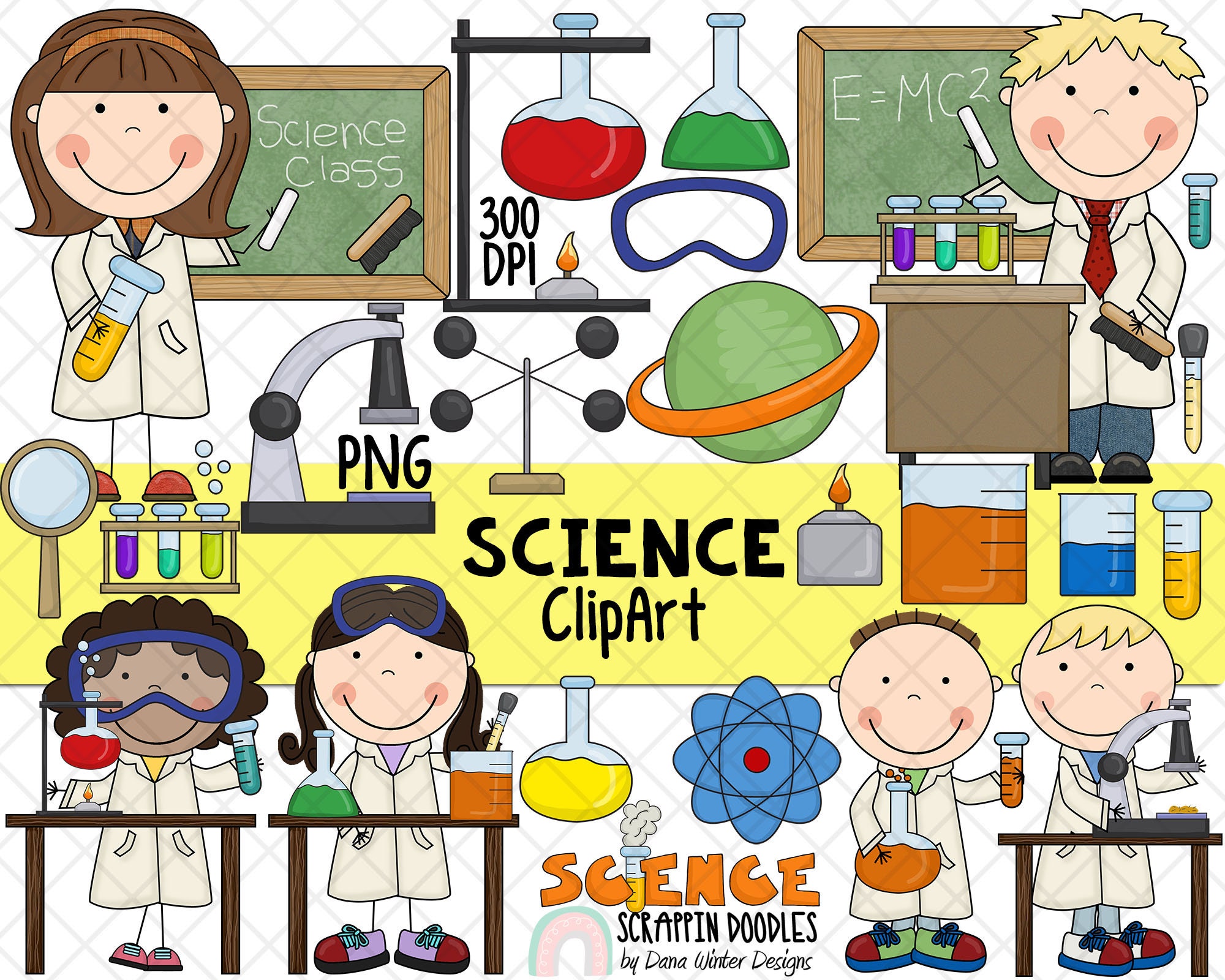 science cartoon clipart