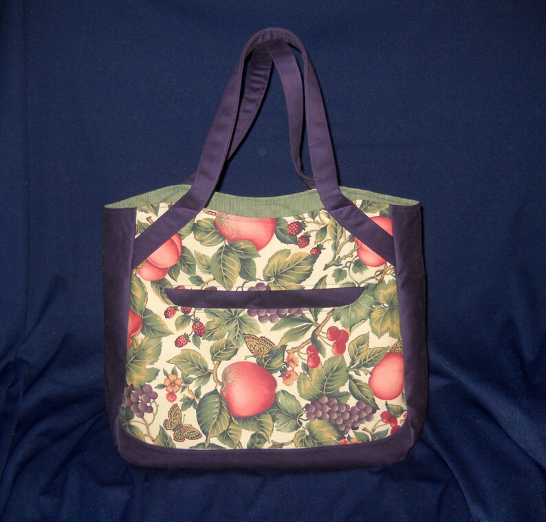 Handmade Fabric Tote Bag Alice Tote Large Tote Bag Swoon Etsy