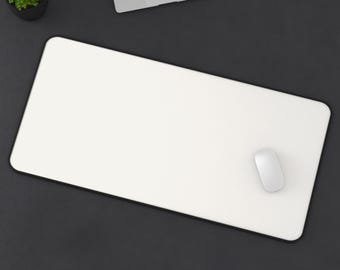 Large Desk Mat – Minimal Extended Mouse Pad – Solid Color Surface Protector