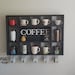 Wall Mounted Coffee/tea/mate Mugs Rack. Coffee Cup Holder. Tea - Etsy