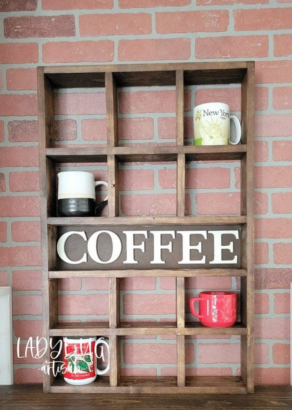 Wooden Coffee & Tea Mug Rack -  Denmark